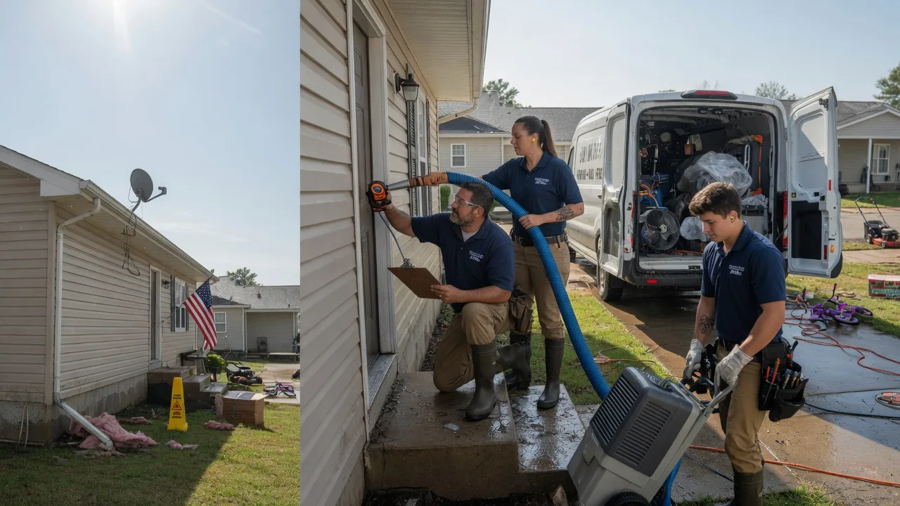 Ceiling Water Damage Restoration in Courtland, MN near me